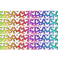 Rainbow Ombre Mouse Heads | Washi