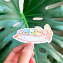 Rainbow Peapod Duckies | Vinyl Sticker
