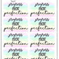 Rainbow Quote Box | Sticker Sheet