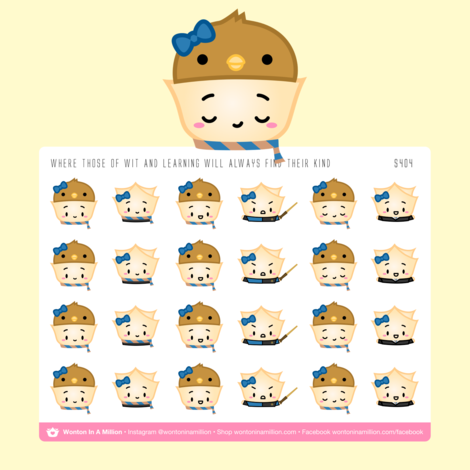 Wizard Houses - Ravenclaw | Sticker Sheet