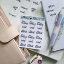 Reading | Sticker Sheet