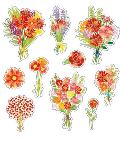 Flowers - Red | Sticker Pack