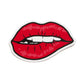 Red Lips - Vinyl Sticker