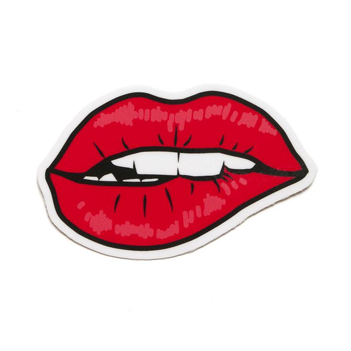 Red Lips - Vinyl Sticker