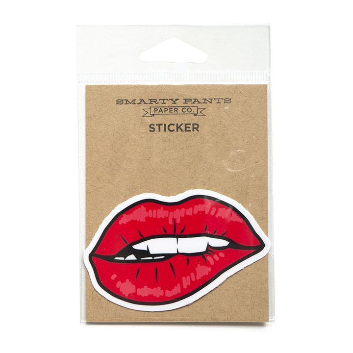 Red Lips - Vinyl Sticker