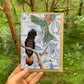 Red Tail Black Cockatoo | Greeting Card