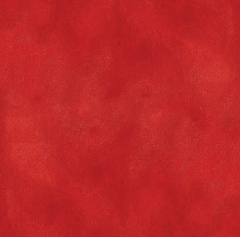 Red Watercolor Hearts | 12x12 Scrapbook Paper