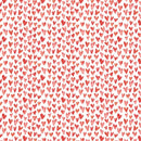 Red Watercolor Hearts | 12x12 Scrapbook Paper
