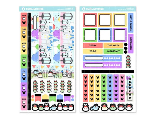 Return To Magicland | Hobonichi Sticker Kit