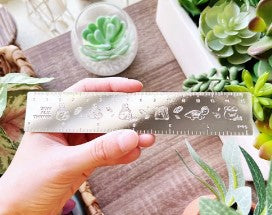 Crystal Wonders | Metal Ruler