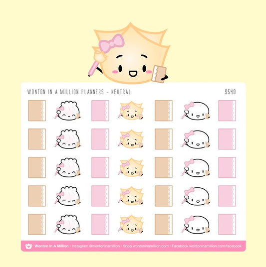 Neutral Planners | Sticker Sheet