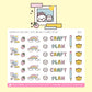 Paper & Milk Collab | Sticker Sheet
