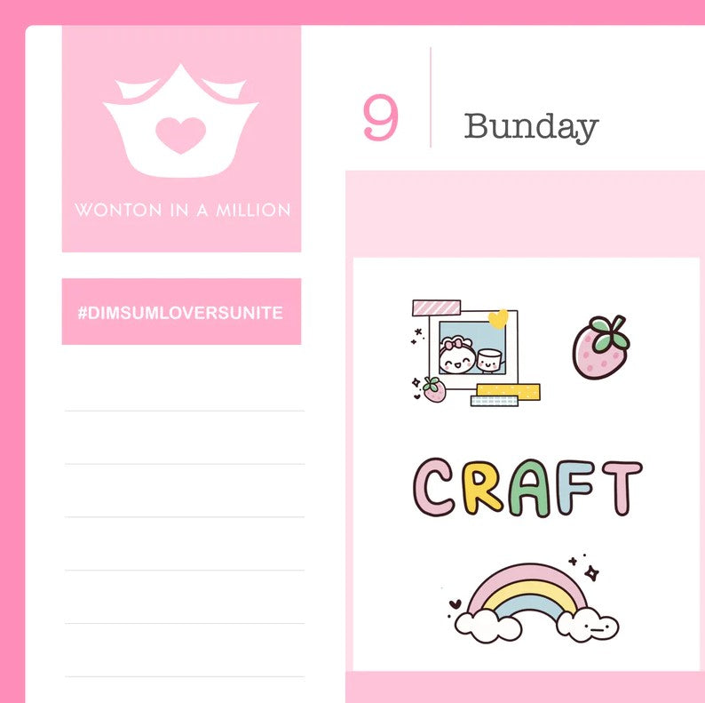 Paper & Milk Collab | Sticker Sheet
