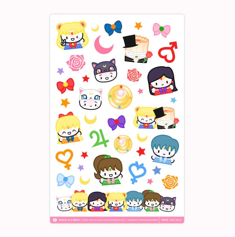 Sailor Moon | Washi Sticker Sheet