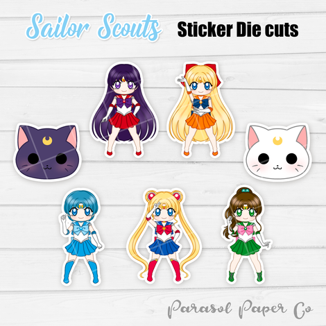 Sailor Scouts | Die Cut Sticker Pack