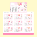 Sakura Flatlay | Sticker Sheet