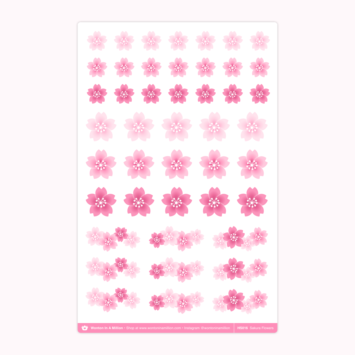 Sakura Flowers | Washi Stickers