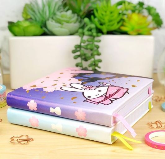 Sakura - Gold Foiled Leather Journal (2 options)