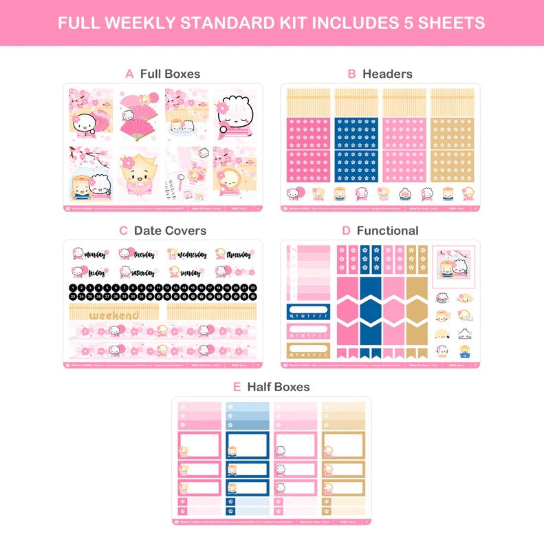 Sakura Festival | Weekly Vertical Kit