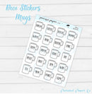 Sassy Mugs | Sticker Sheet