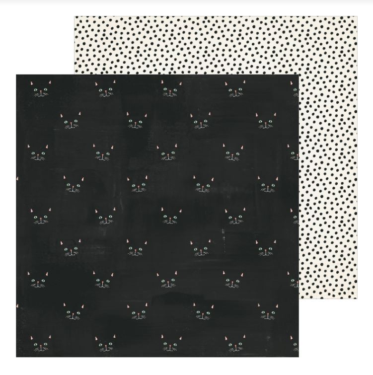 Hey Pumpkin - Scaredy Cat | 12x12 Patterned Paper