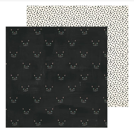 Hey Pumpkin - Scaredy Cat | 12x12 Patterned Paper