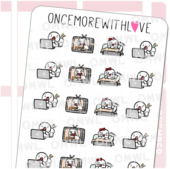 Scary Movies 2.0 | Sticker Sheet