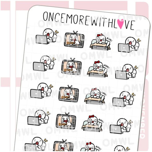 Scary Movies 2.0 | Sticker Sheet