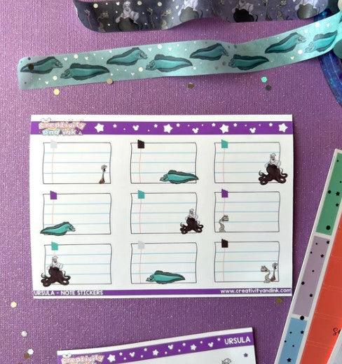 Sea Witch Notes | Sticker Sheet