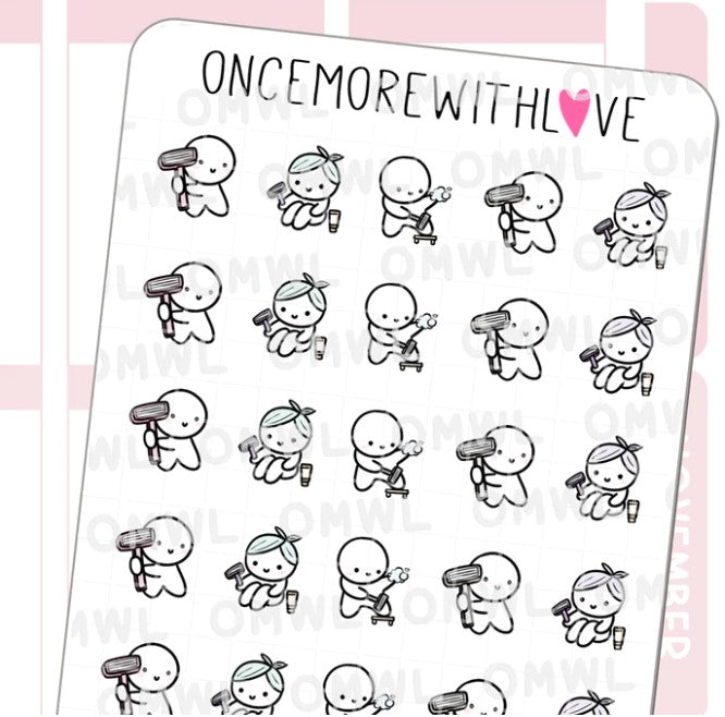 Shaving 2.0 | Sticker Sheet