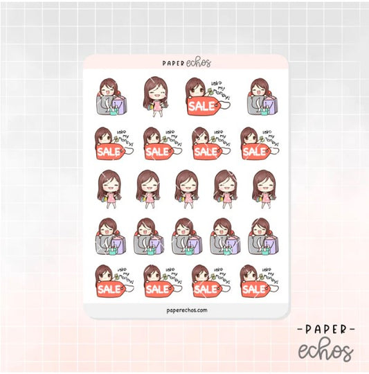 Shopping Day | Sticker Sheet