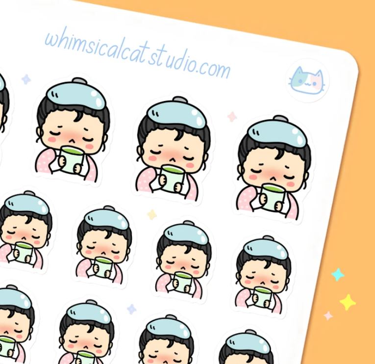 Sick Days | Sticker Sheet