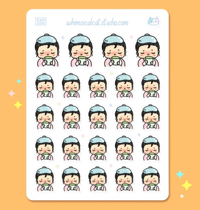 Sick Days | Sticker Sheet