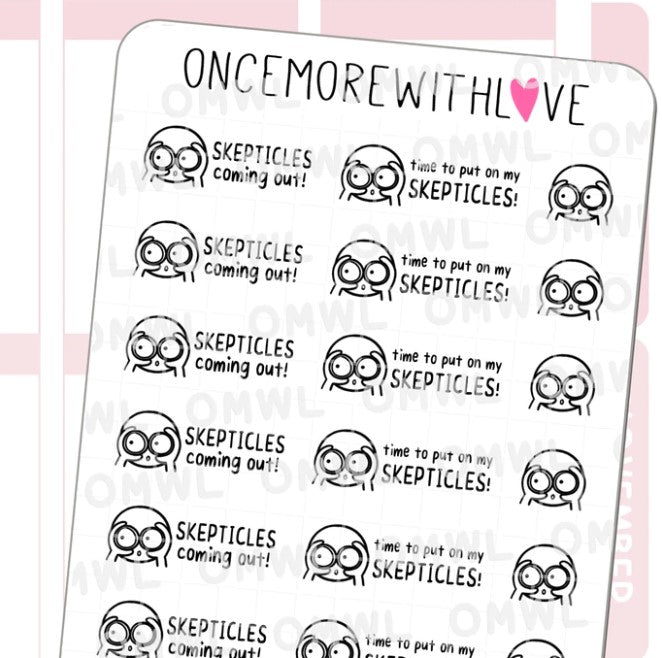 Skepticles | Sticker Sheet