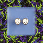 Skull | Enamel Earrings