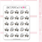 Sleeping On The Job Tired | Sticker Sheet