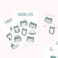 Cute Snorlax | Sticker Sheet