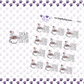 Spoke Before Coffee | Sticker Sheet