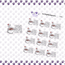 Spoke Before Coffee | Sticker Sheet