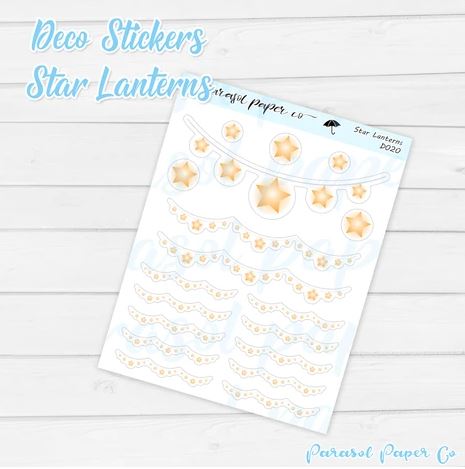Star Lanterns | Sticker Sheet