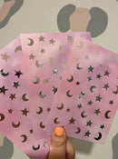 Stars & Moons | Postcard