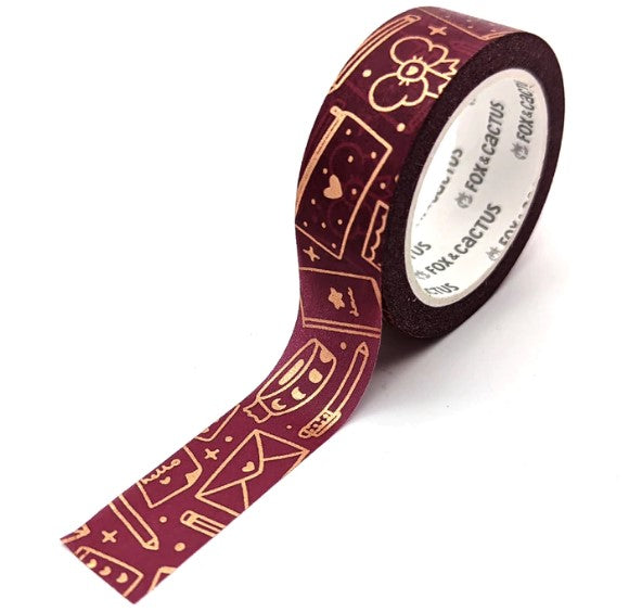 Stationery Lover Mini (Plum) | Washi
