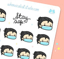 Stay Safe | Sticker Sheet