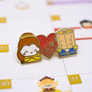 Steamie & The Beast Enamel Pin