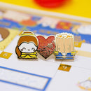 Steamie & The Beast Enamel Pin