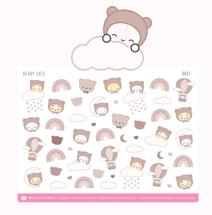Beary Cute | Sticker Sheet