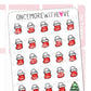 Stocking Icon Countdown | Sticker Sheet