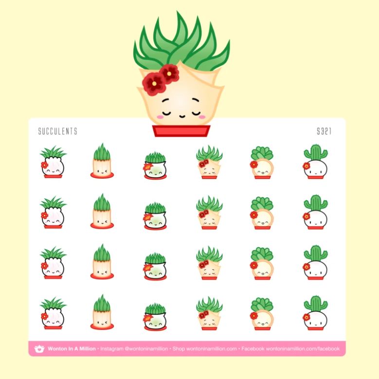 Succulents | Sticker Sheet