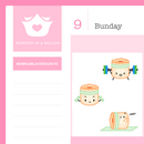 Suey Works Out | Sticker Sheet