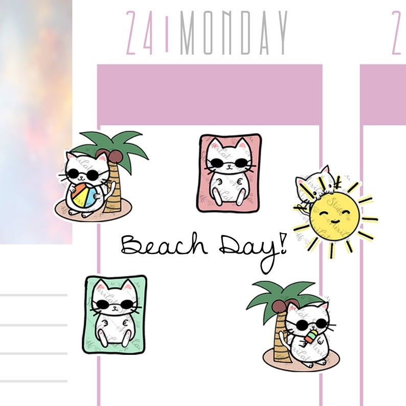 Summer Beach | Sticker Sheet